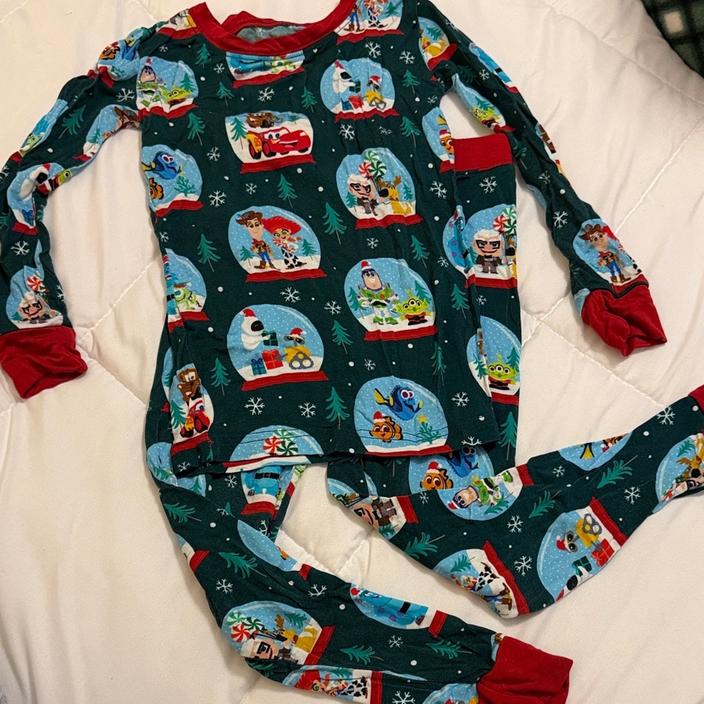 Little Sleepies x Disney holiday Snow Globe Pajama Set